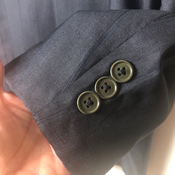 MISSONI UOMO Men's Dark Grey Wool Double breast - Picture 7 of 11